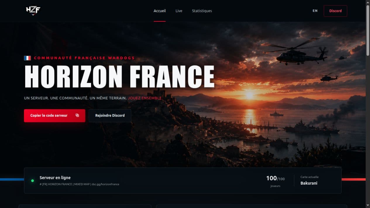 Horizon France — Communauté gaming · Wardogs